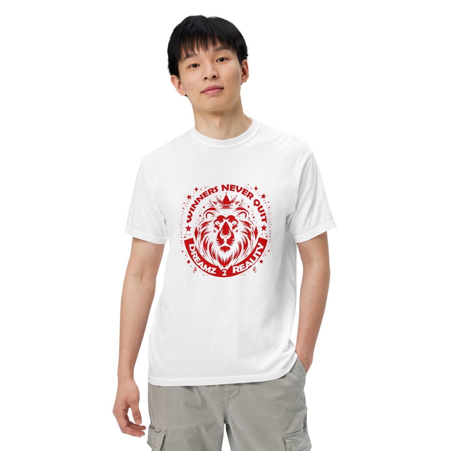 Unisex garment-dyed heavyweight t-shirt