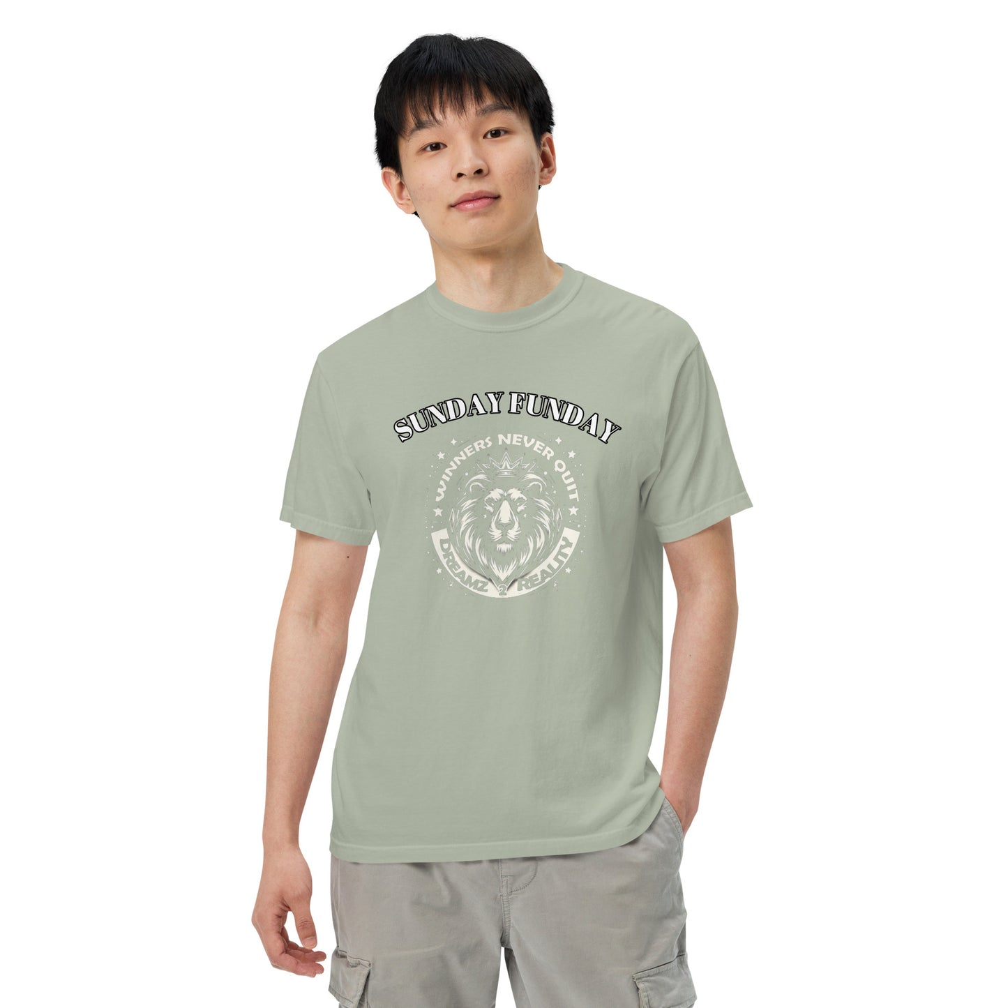 Unisex garment-dyed heavyweight t-shirt