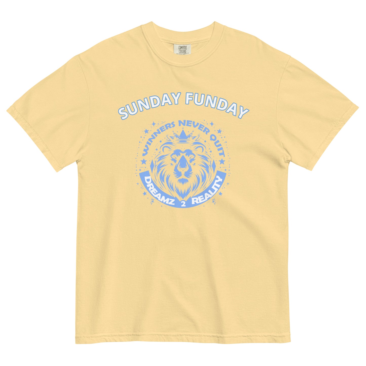 Unisex garment-dyed heavyweight t-shirt