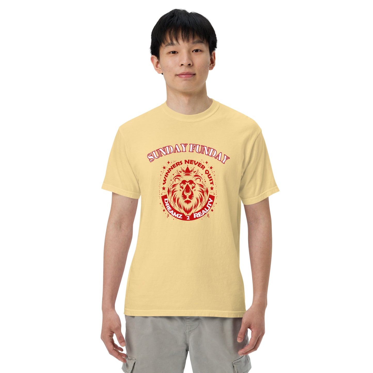 Unisex garment-dyed heavyweight t-shirt
