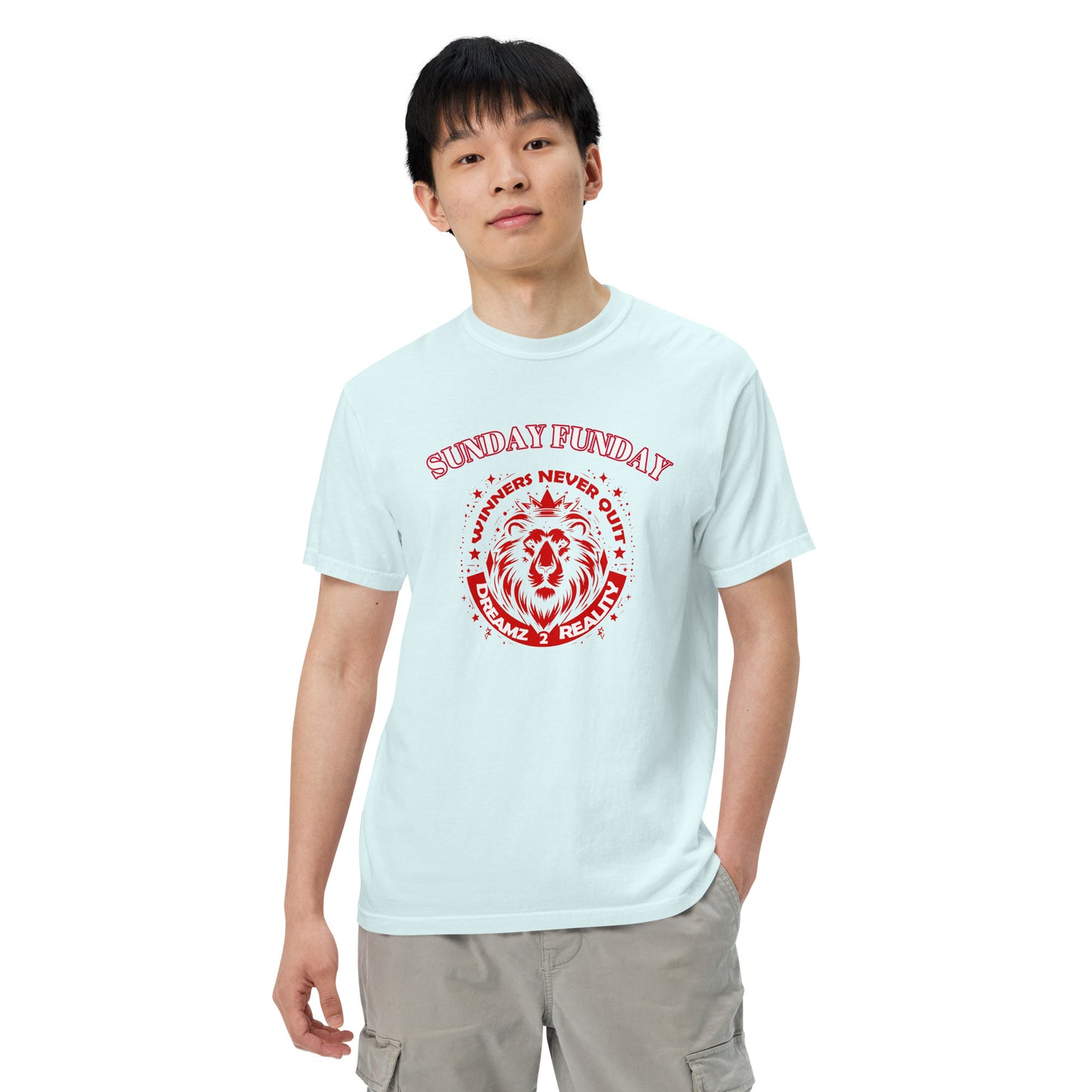 Unisex garment-dyed heavyweight t-shirt