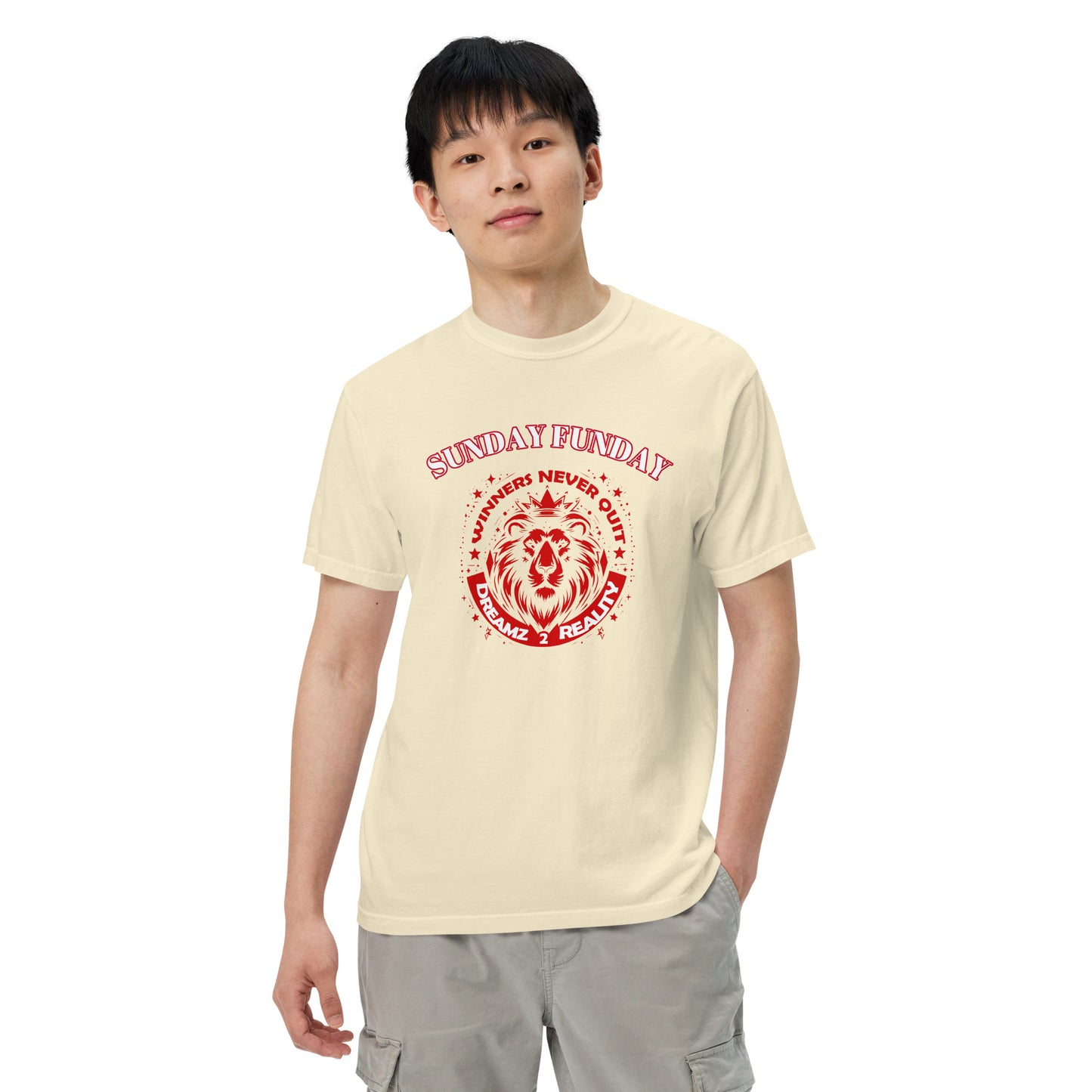 Unisex garment-dyed heavyweight t-shirt