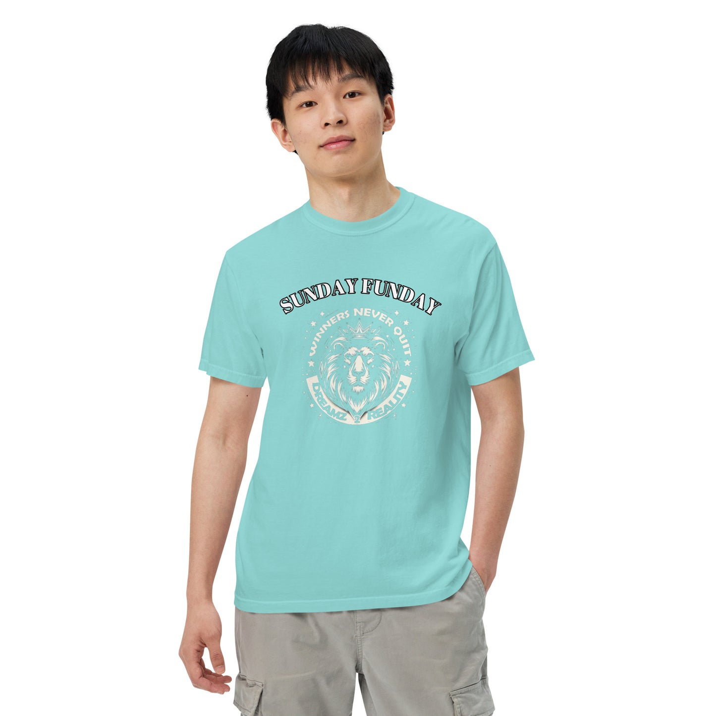 Unisex garment-dyed heavyweight t-shirt