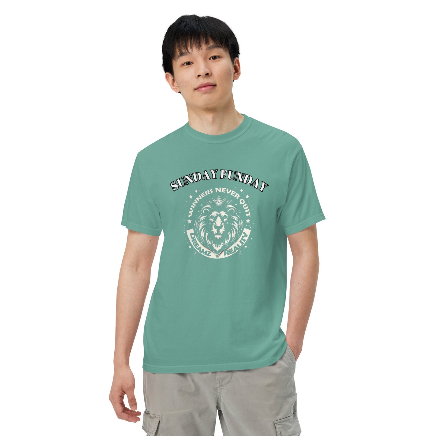 Unisex garment-dyed heavyweight t-shirt