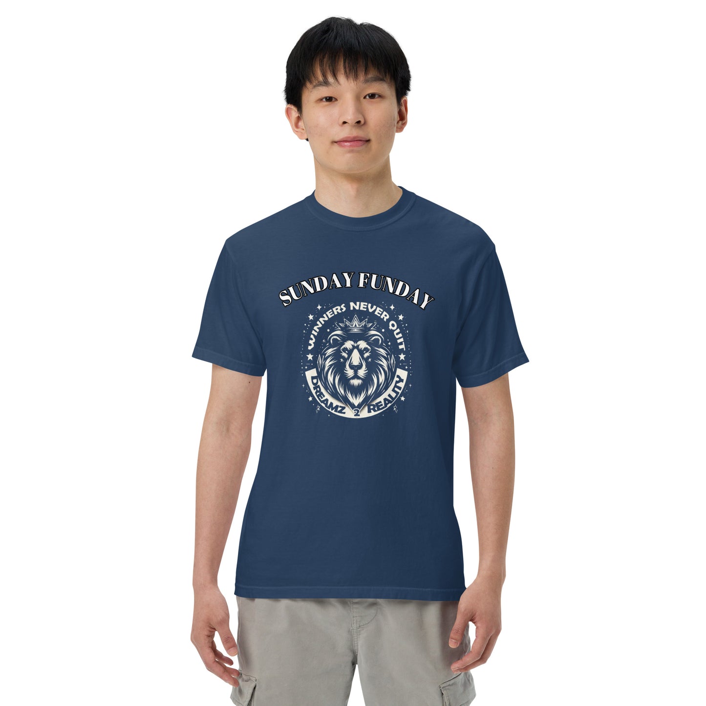 Unisex garment-dyed heavyweight t-shirt