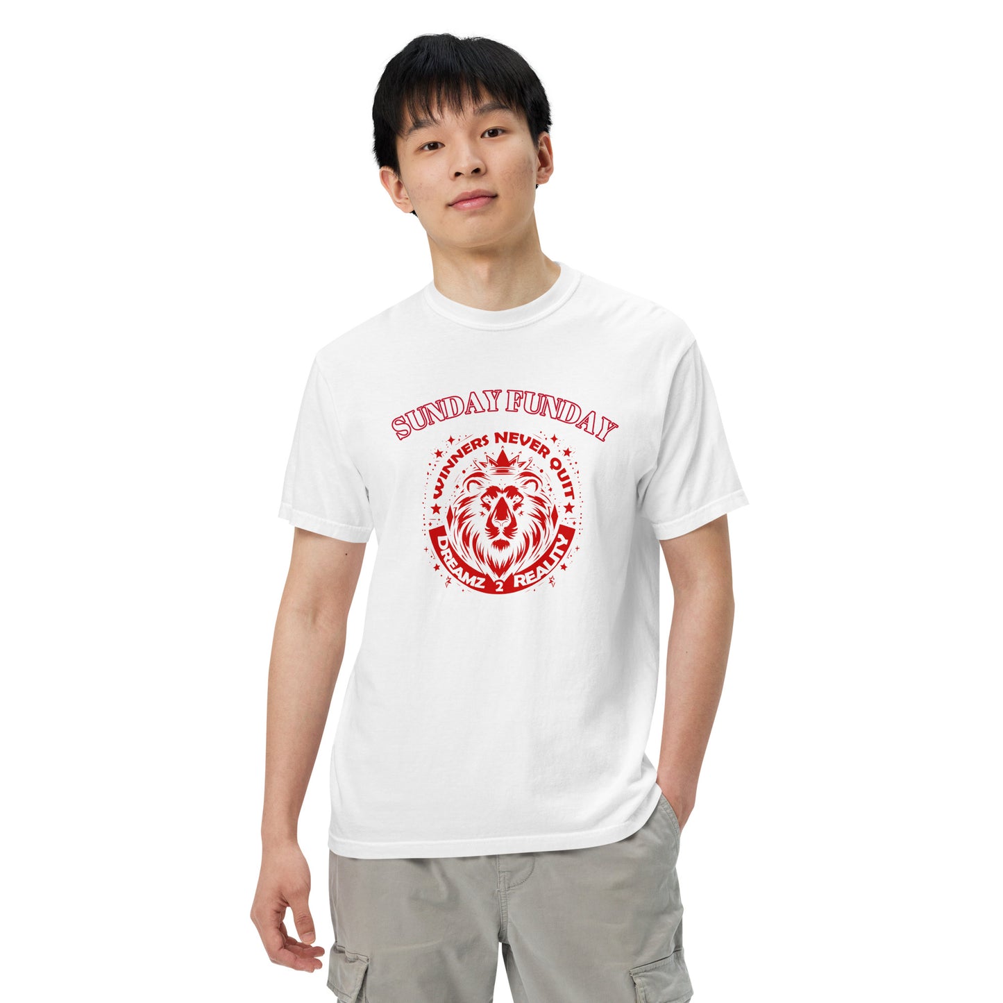 Unisex garment-dyed heavyweight t-shirt