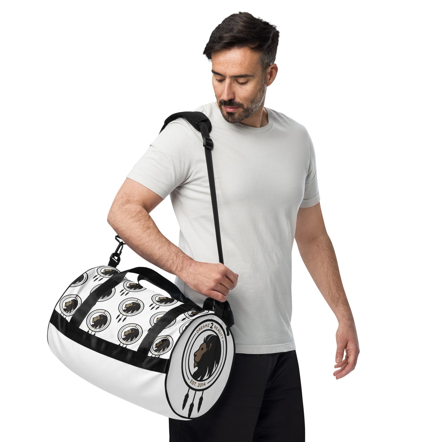 All-over print gym bag